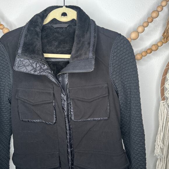 Lululemon Black Miracle Fleece Zip Jacket - Picture 1 of 7
